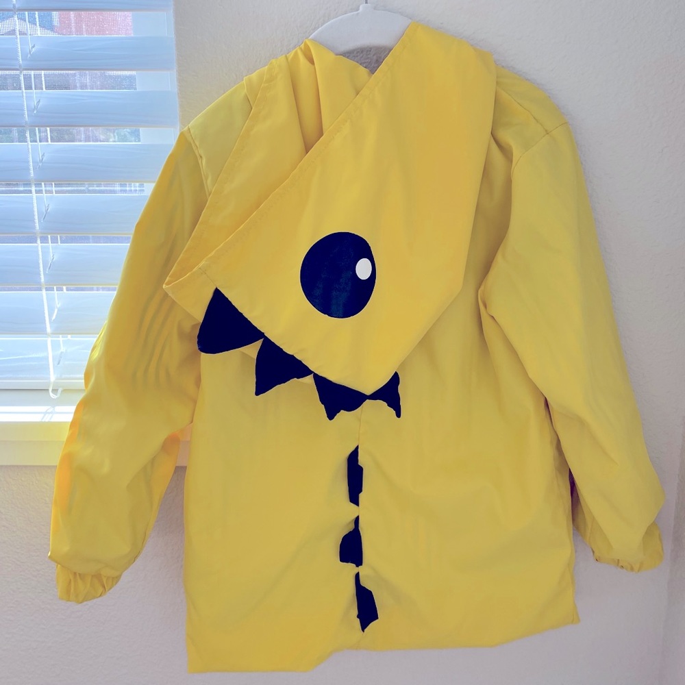 Yellow Dinosaur Wind Breaker Jacket